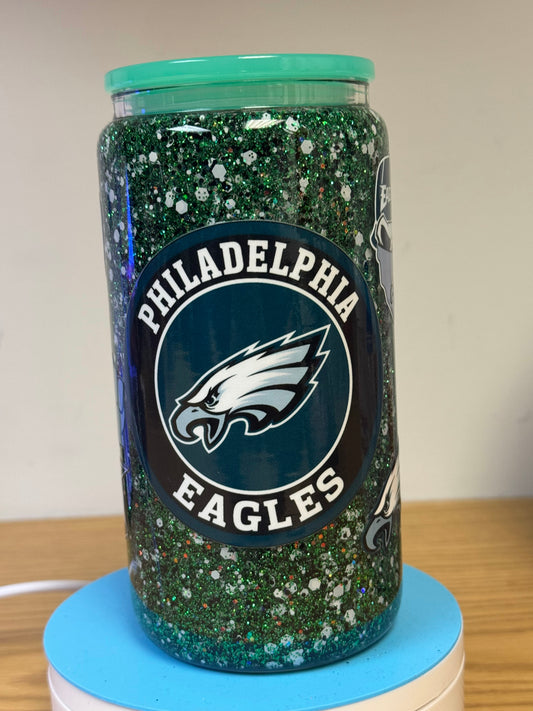 Pre Made Philadelphia Eagles 16oz Cup